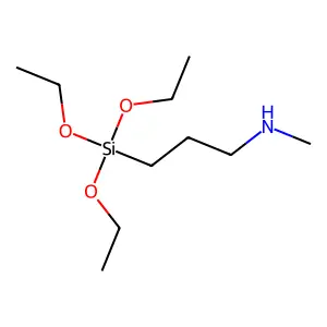 1-Propanamine, N-methyl-3-(triethoxysilyl)- structure