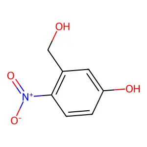 3-(Hydroxymethyl)-4-nitrophenol structure