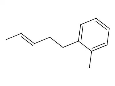 1-Methyl-2-(3-penten-1-yl)benzene structure