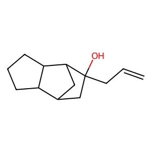 4,7-Methano-1H-inden-5-ol, octahydro-5-(2-propen-1-yl)- structure