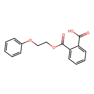 2-[(2-Phenoxyethoxy)carbonyl]benzoic acid structure