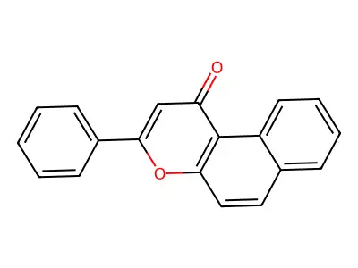 Beta-Naphthoflavone structure