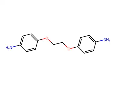 4,4'-[Ethane-1,2-diylbis(oxy)]dianiline structure