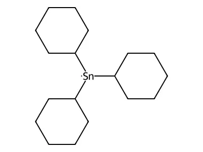 Tricyclohexylstannane structure