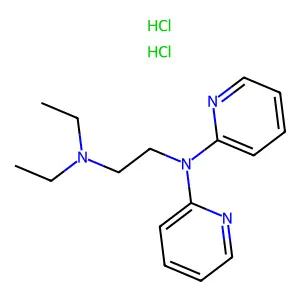 Triethylamine, 2-(N,N-di-(2'-pyridyl))amino-, dihydrochloride structure