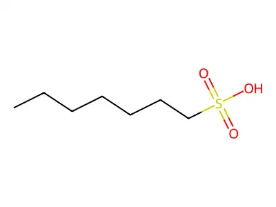 1-Heptanesulfonic acid structure