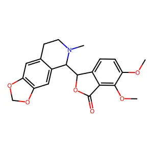 (-)-alpha-Hydrastine structure