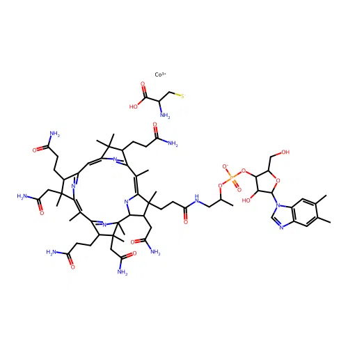 Cysteinylcobalamin structure