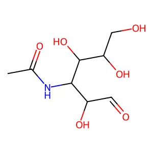 3-(Acetylamino)-3-deoxy-D-glucose structure
