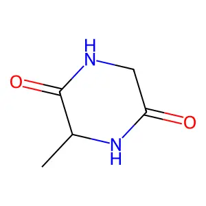 Cyclo(alanyl-glycyl) structure