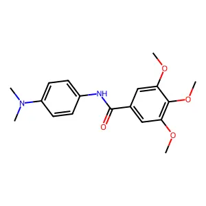 4'-Dimethylamino-3,4,5-trimethoxy benzanilide structure