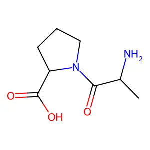 1-L-Alanyl-D-proline structure