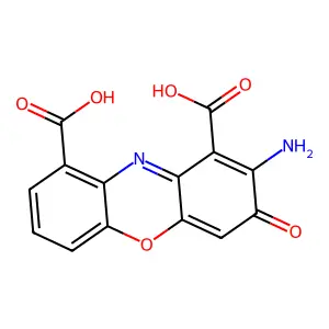 Cinnabarinic Acid structure