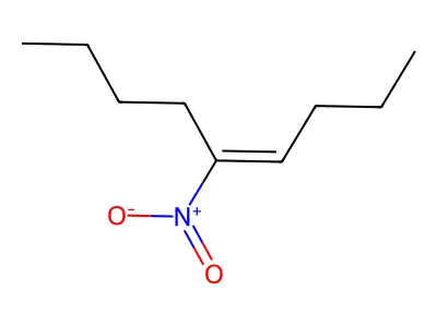 5-Nitro-non-4-ene structure