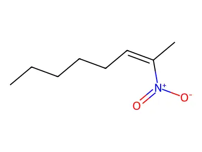 2-Nitro-oct-2-ene structure