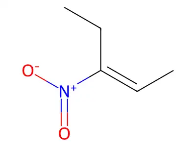3-Nitro-pent-2-ene structure