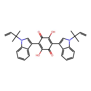 Asterriquinone structure