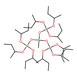 Methyltris(tri-sec-butoxysilyloxy)silane structure