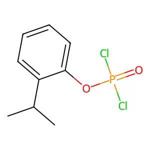 Phosphorodichloridic acid, (1-methylethyl)phenyl ester structure