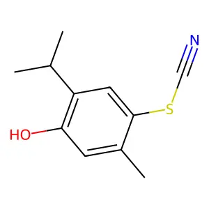 6-Thiocyanato-thymol structure