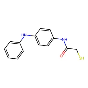 2-Mercapto-N-(4-(phenylamino)phenyl)acetamide structure