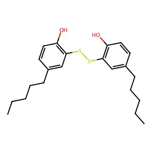 2,2'-Dithiobis(4-pentylphenol) structure