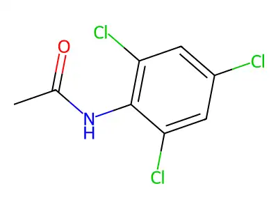 Acetamide, N-(2,4,6-trichlorophenyl)- structure
