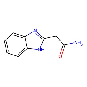 1H-benzimidazole-2-acetamide structure