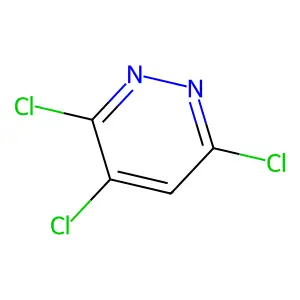 3,4,6-Trichloropyridazine structure
