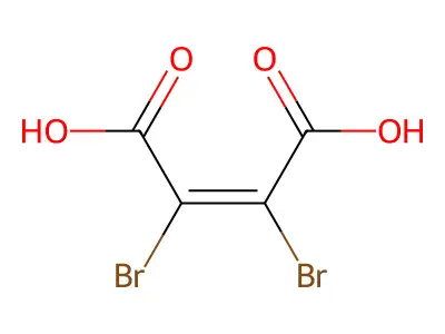 2,3-Dibromobut-2-enedioic acid structure