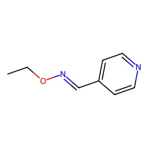 4-Pyridinecarboxaldehyde, O-ethyloxime structure