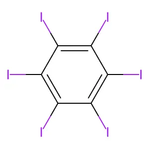 Benzene, 1,2,3,4,5,6-hexaiodo- structure