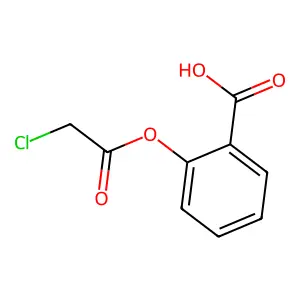Salicylic acid, chloroacetate structure