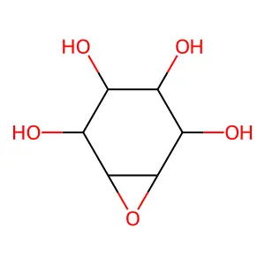 7-Oxabicyclo(4.1.0)heptane-2,3,4,5-tetrol structure