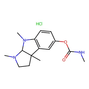 Physostigmine hydrochloride structure