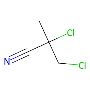 2,3-Dichloro-2-methylpropanenitrile structure