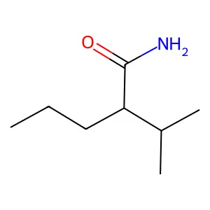 Propylisopropylacetamide structure