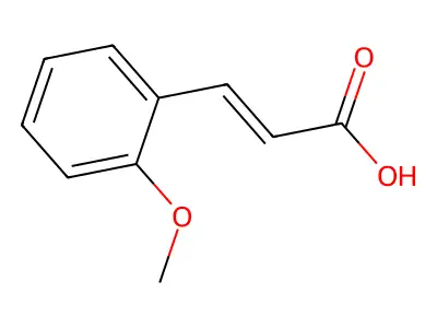 2-Propenoic acid, 3-(methoxyphenyl)- structure