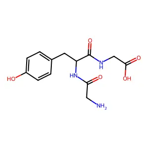 Glycyl-tyrosyl-glycine structure