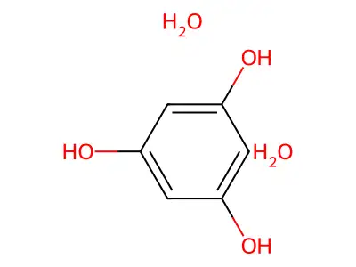 Phloroglucinol dihydrate structure