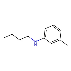 N-Butyl-m-toluidine structure