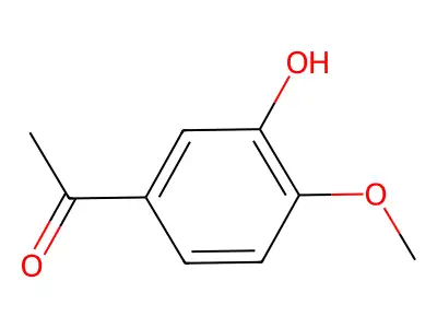 1-(3-Hydroxy-4-methoxyphenyl)ethanone structure