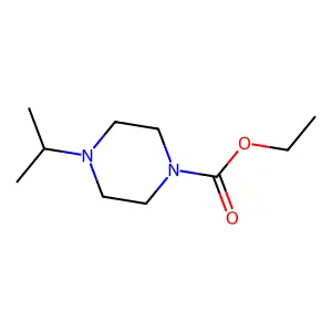 Ethyl 4-(propan-2-yl)piperazine-1-carboxylate structure