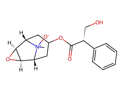 Hyoscine N-oxide structure