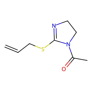 2-Imidazoline, 1-acetyl-2-allylthio- structure