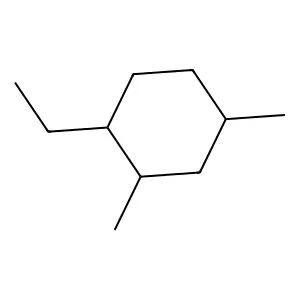 1-Ethyl-2,4-dimethylcyclohexane structure