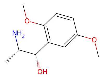 2-Amino-1-(2,5-dimethoxyphenyl)propan-1-ol hydrochloride structure