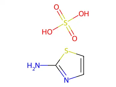 2-Thiazolamine, sulfate (1:1) structure