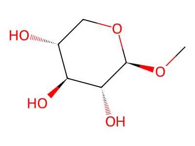 Methyl xylopyranoside structure