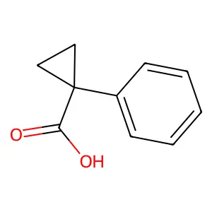 1-Phenylcyclopropanecarboxylic acid structure